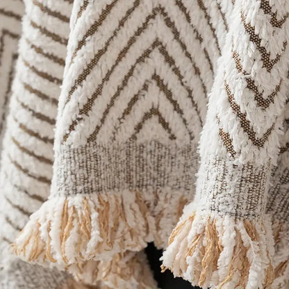 Herringbone Weave Sofa Protector Throw