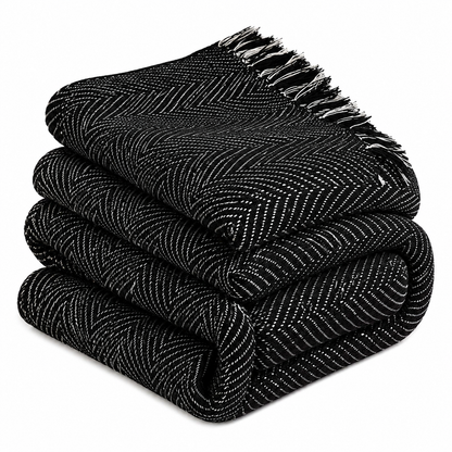 Herringbone Weave Sofa Protector Throw