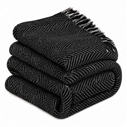 Herringbone Weave Sofa Protector Throw
