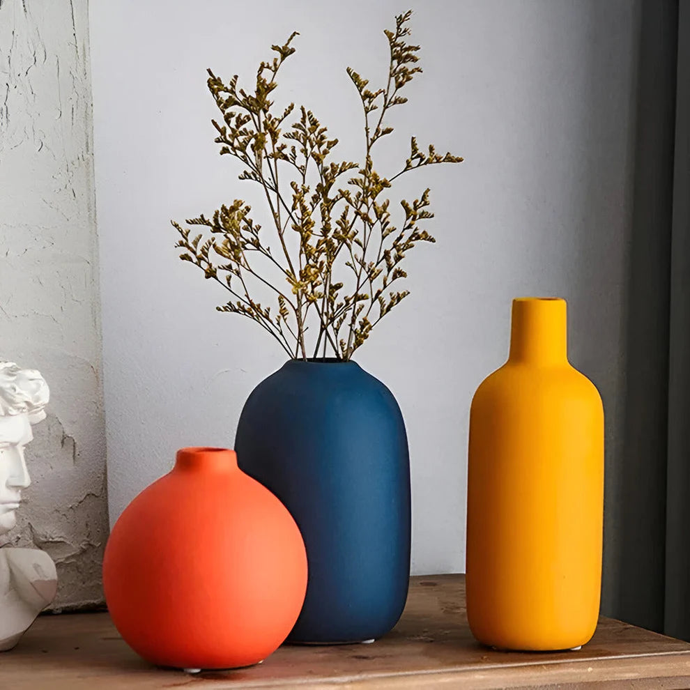 Matte Ceramic Minimalist Table Vase