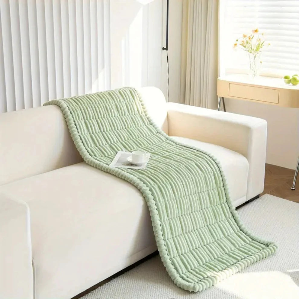Quilted Plush Sofa Seat Protector Pad