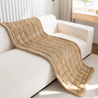 Quilted Plush Sofa Seat Protector Pad